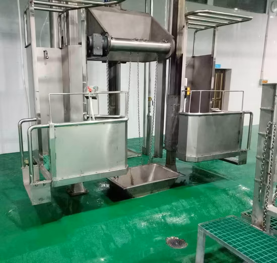 Equipamento hidráulico do matadouro do extrator da pele do gado para a linha de processamento da vaca do matadouro